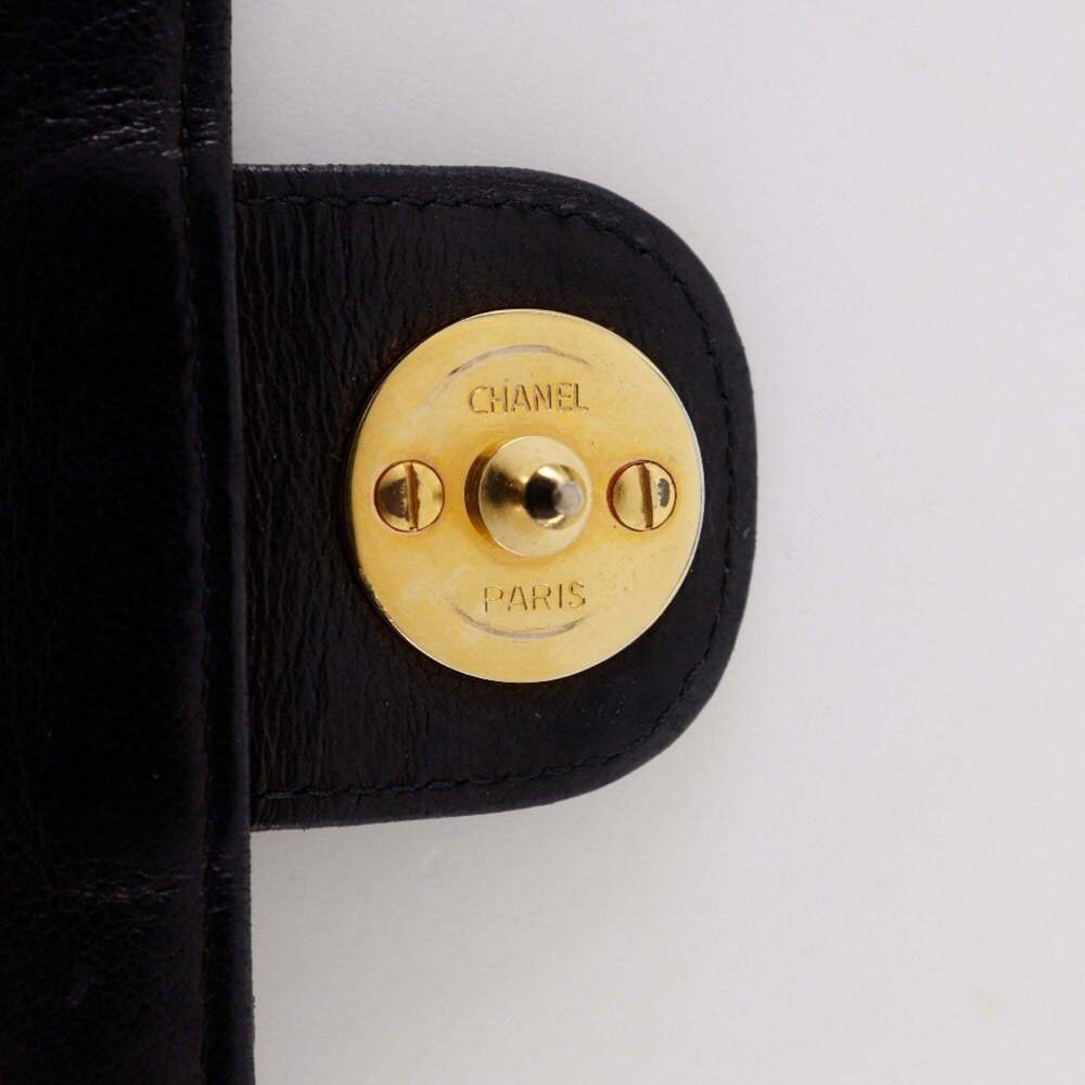CHANEL Black Lambskin Leather Shoulder Bag - Picture 16 of 16